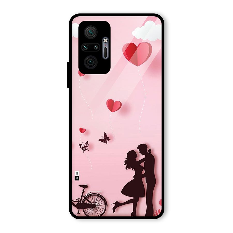 True Love Glass Back Case for Redmi Note 10 Pro