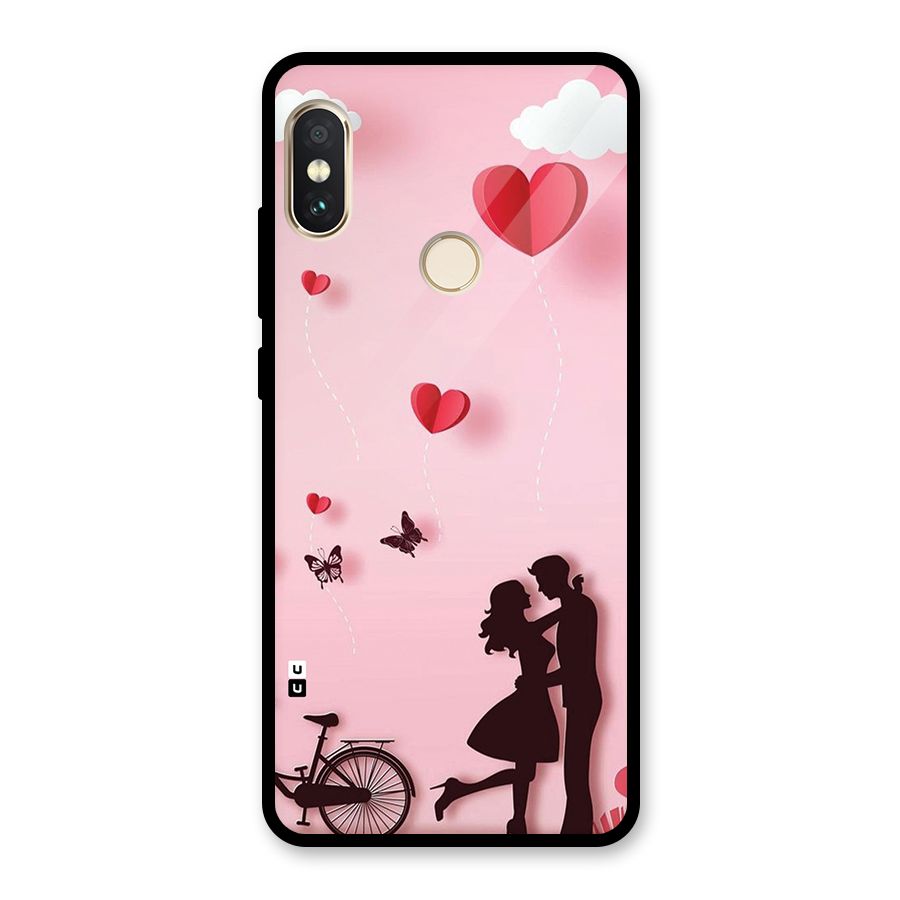 True Love Glass Back Case for Redmi Note 5 Pro