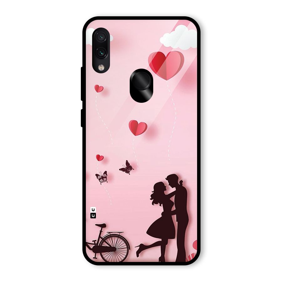 True Love Glass Back Case for Redmi Note 7 Pro