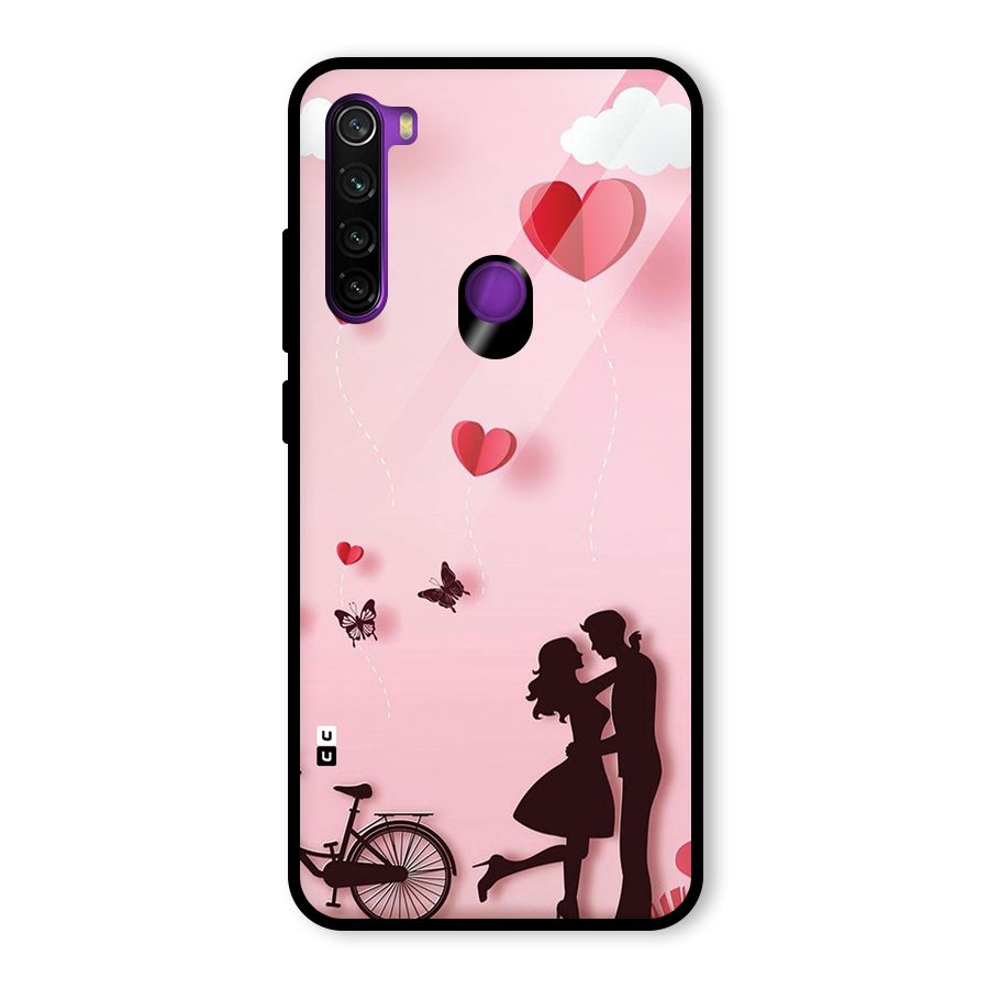 True Love Glass Back Case for Redmi Note 8
