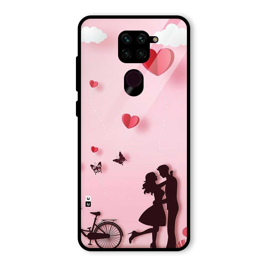 True Love Glass Back Case for Redmi Note 9
