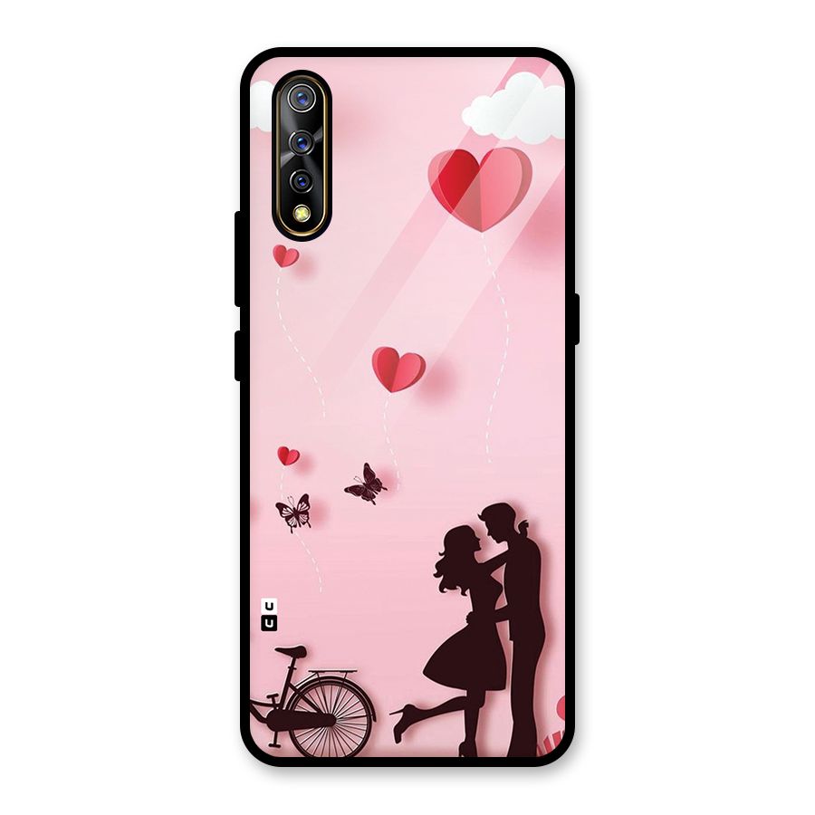 True Love Glass Back Case for Vivo S1