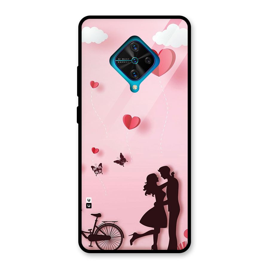 True Love Glass Back Case for Vivo S1 Pro