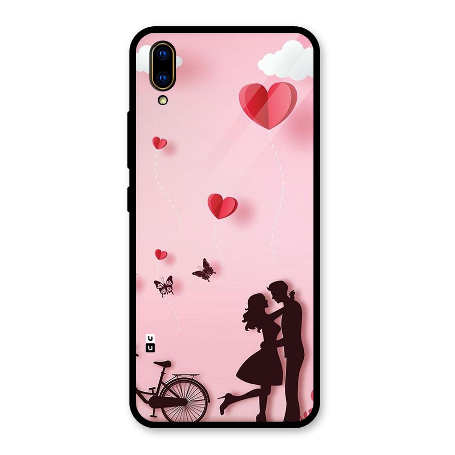 True Love Glass Back Case for Vivo V11 Pro