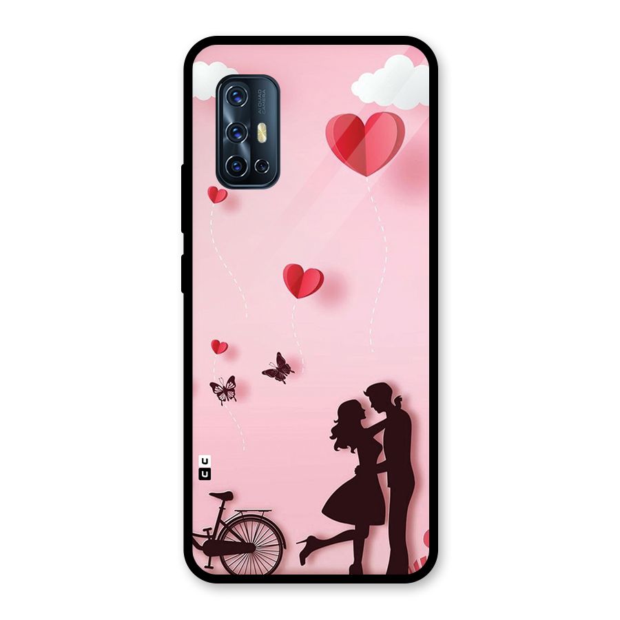 True Love Glass Back Case for Vivo V17