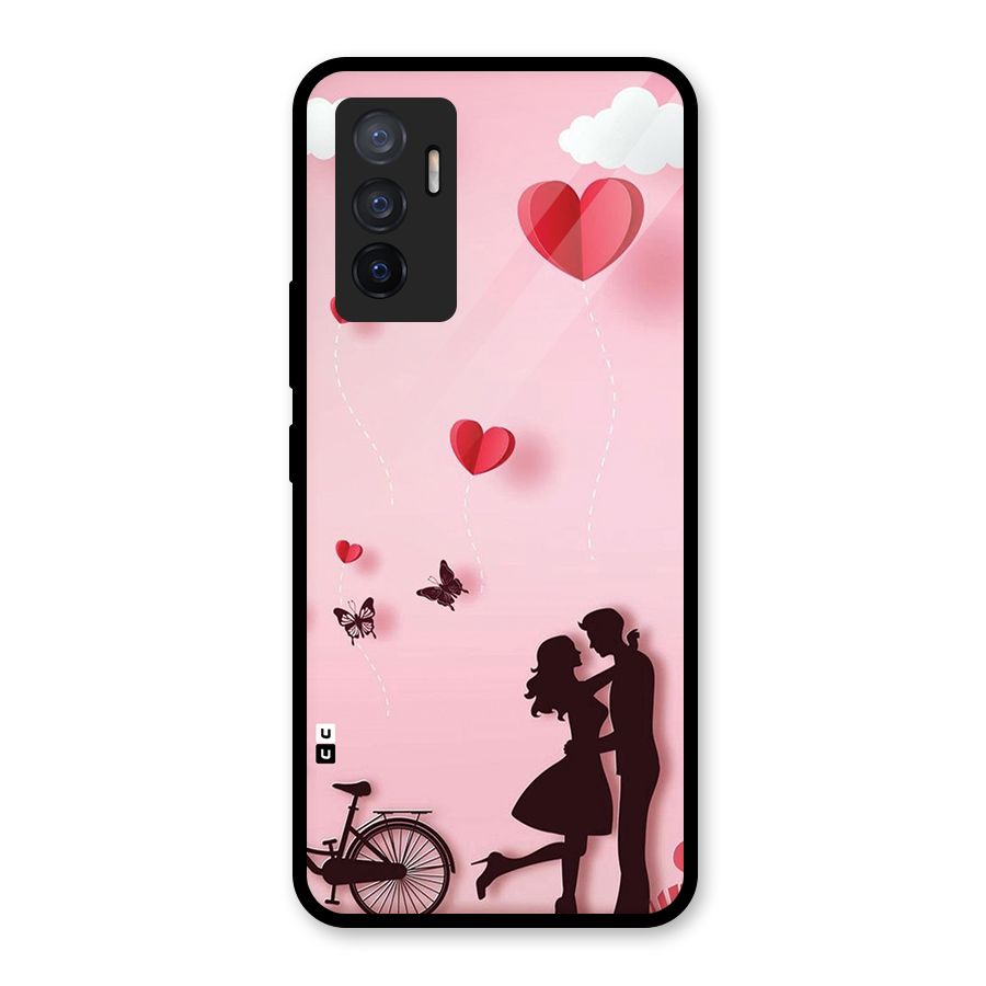 True Love Glass Back Case for Vivo V23e