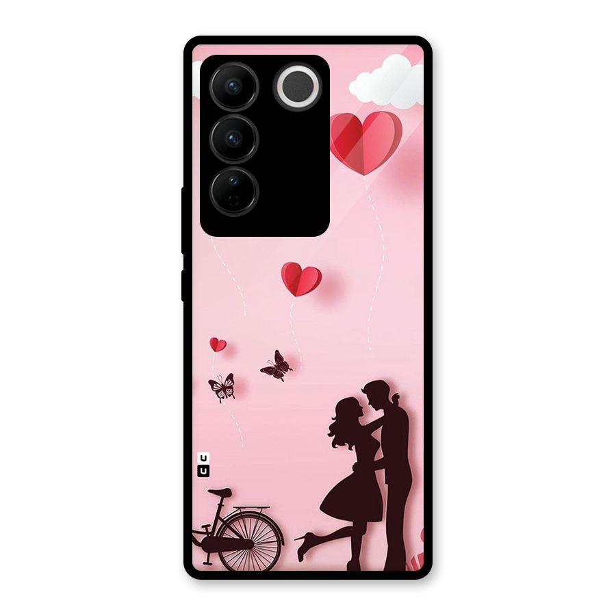 True Love Glass Back Case for Vivo V27