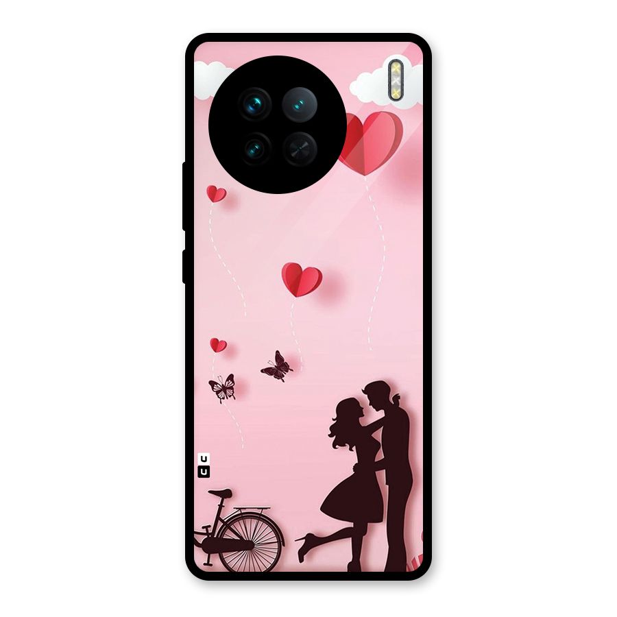 True Love Glass Back Case for Vivo X90