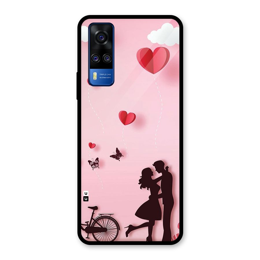 True Love Glass Back Case for Vivo Y31