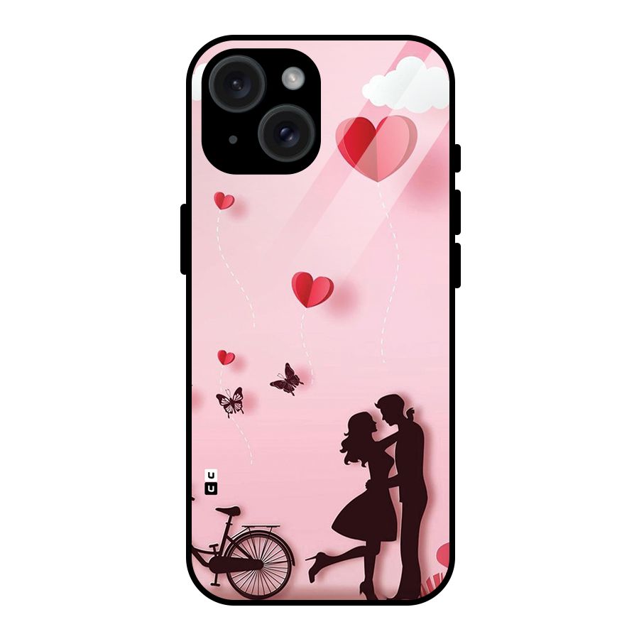 True Love Glass Back Case for iPhone 15