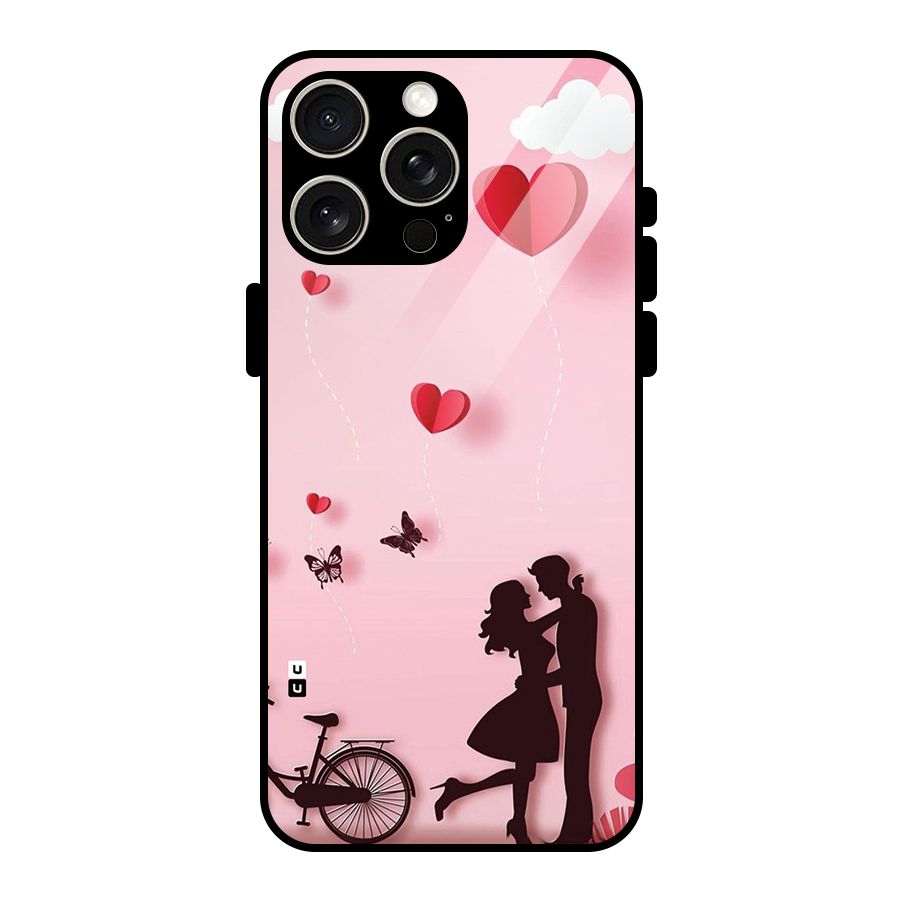 True Love Glass Back Case for iPhone 15 Pro Max