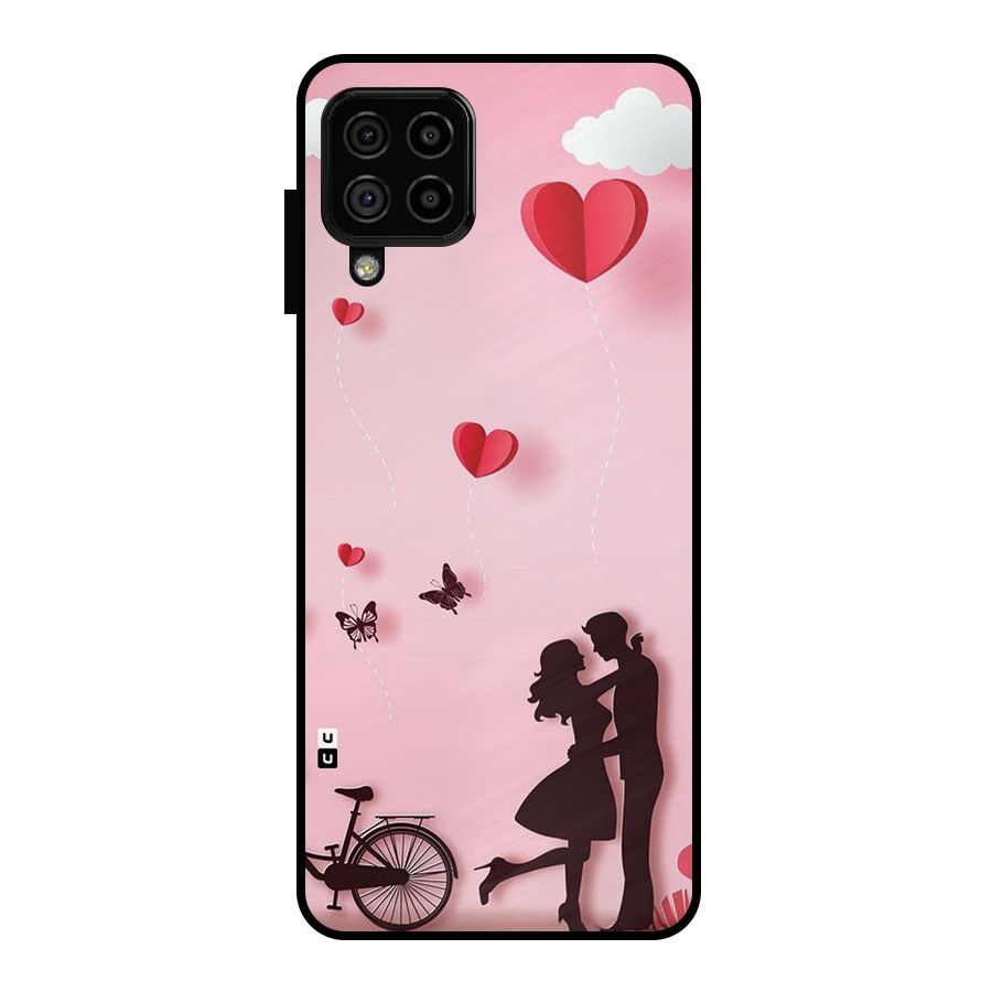 True Love Metal Back Case for Galaxy A22 4G