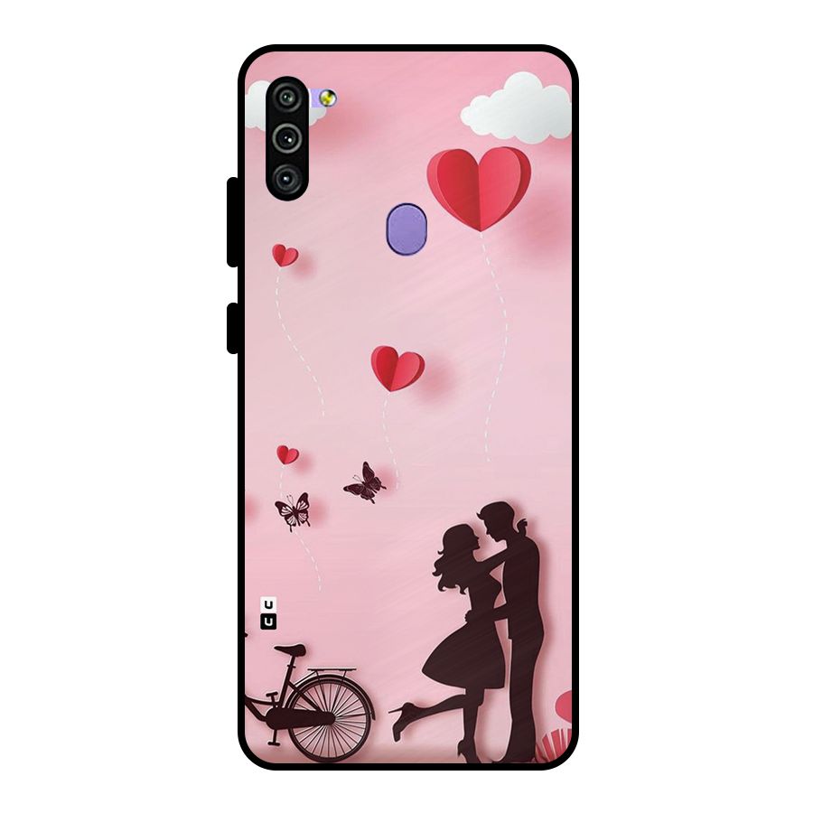 True Love Metal Back Case for Galaxy M11