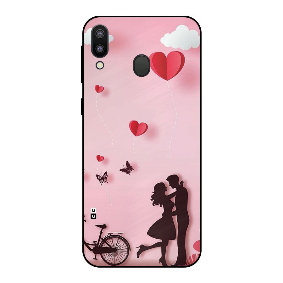 True Love Metal Back Case for Galaxy M20