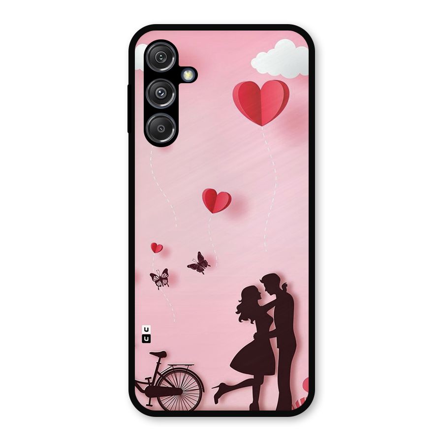 True Love Metal Back Case for Galaxy M34 5G