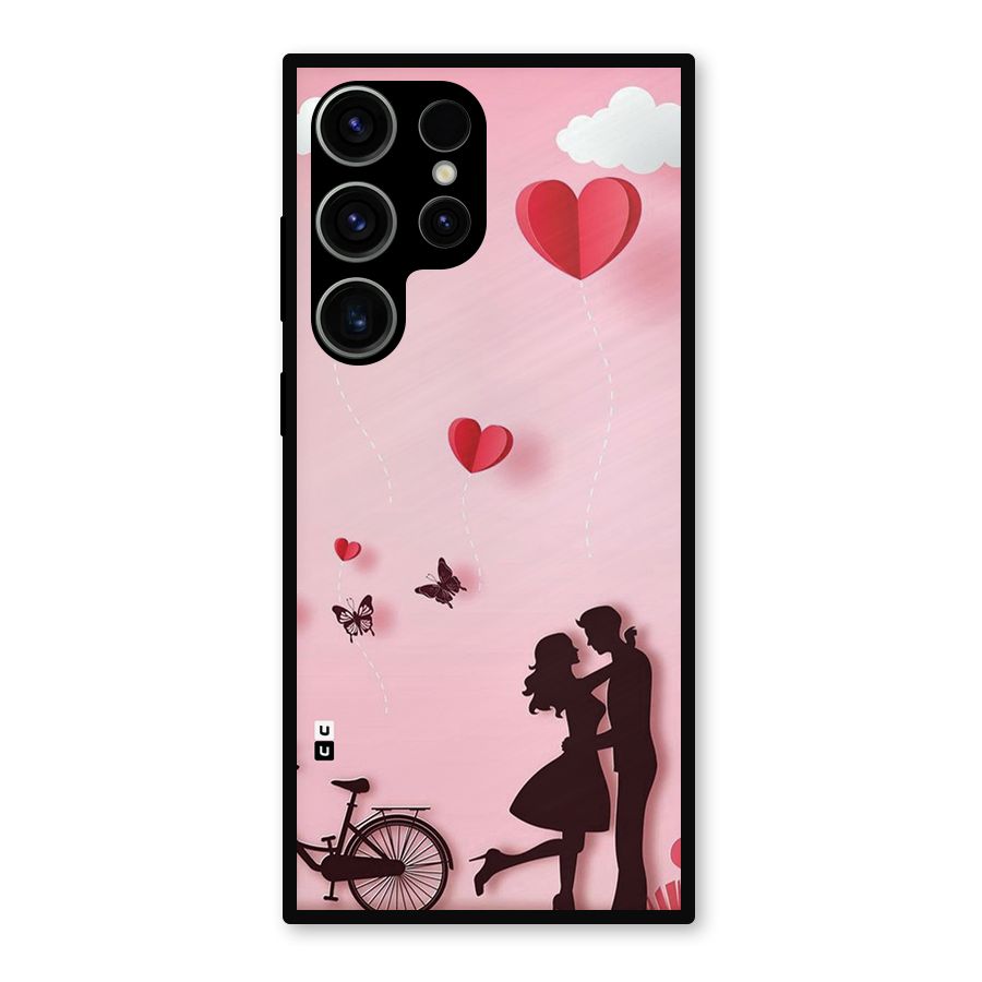 True Love Metal Back Case for Galaxy S23 Ultra