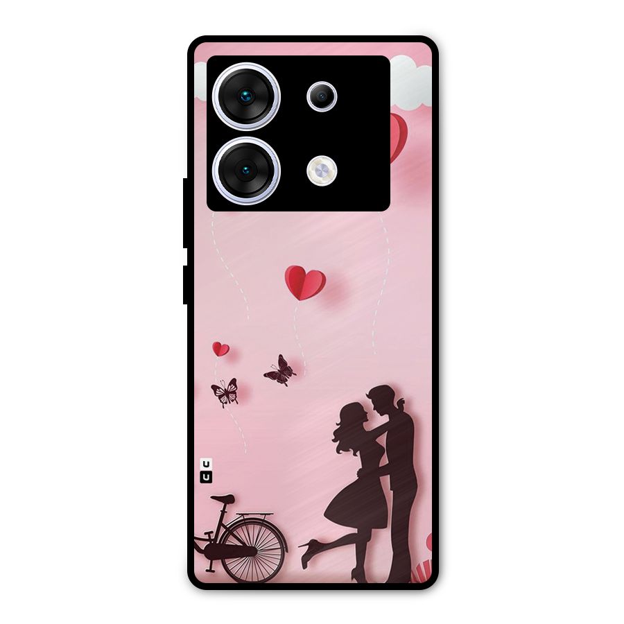 True Love Metal Back Case for Infinix Zero 30 5G
