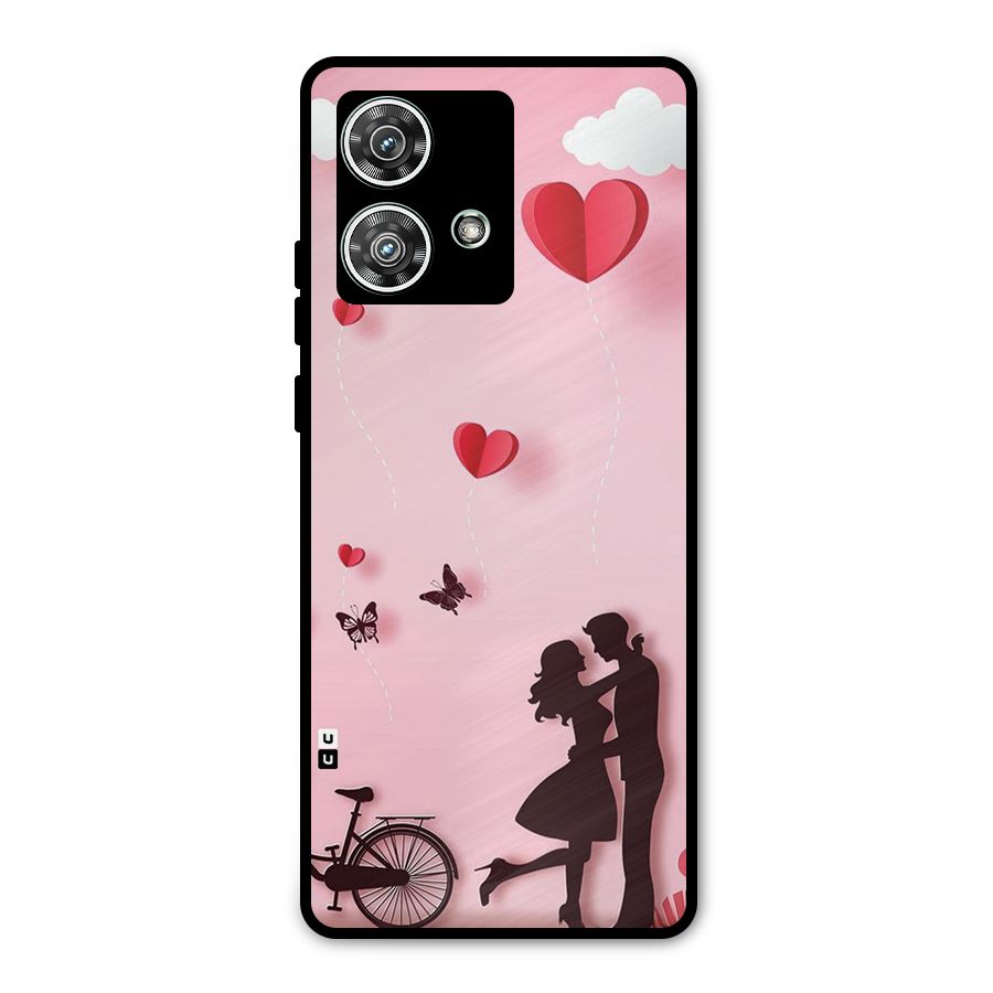 True Love Metal Back Case for Motorola Edge 40 Neo