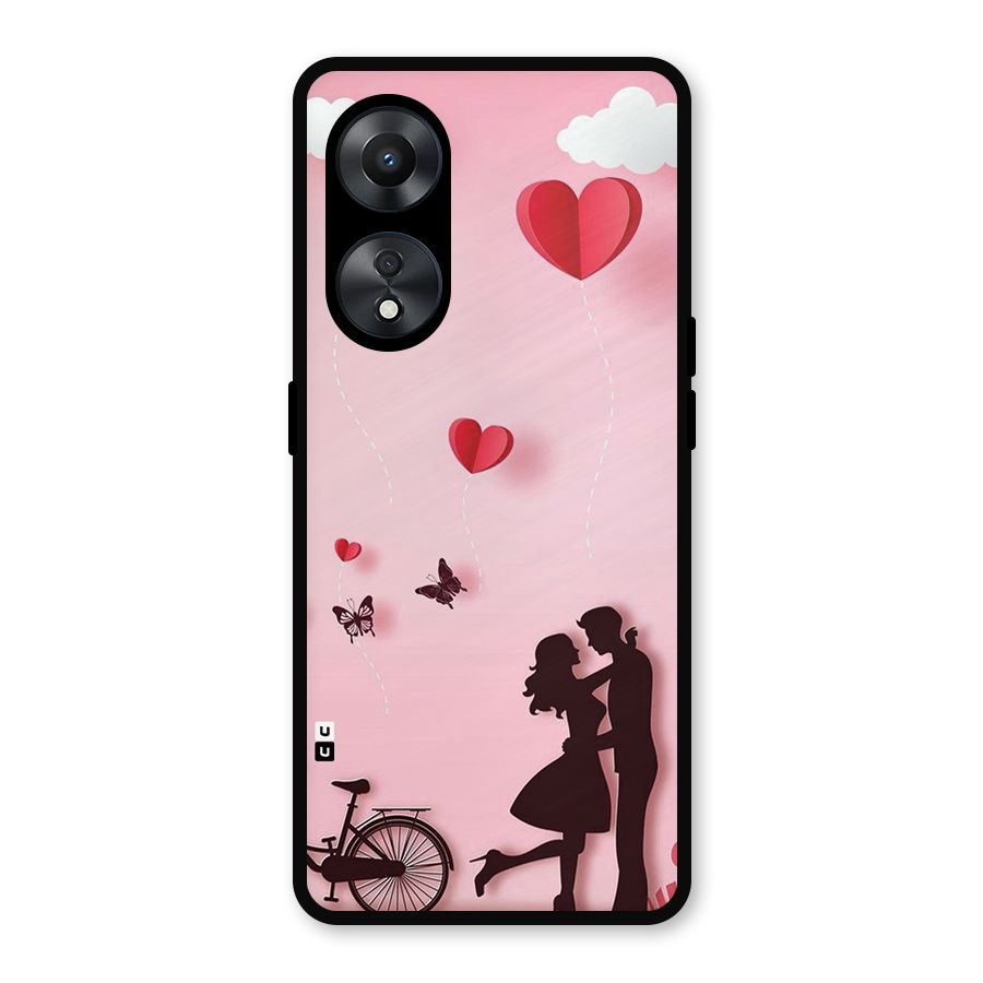 True Love Metal Back Case for Oppo A78
