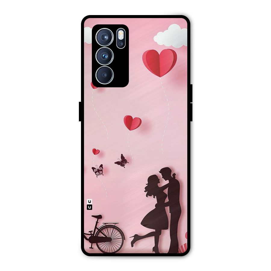 True Love Metal Back Case for Oppo Reno6 Pro 5G