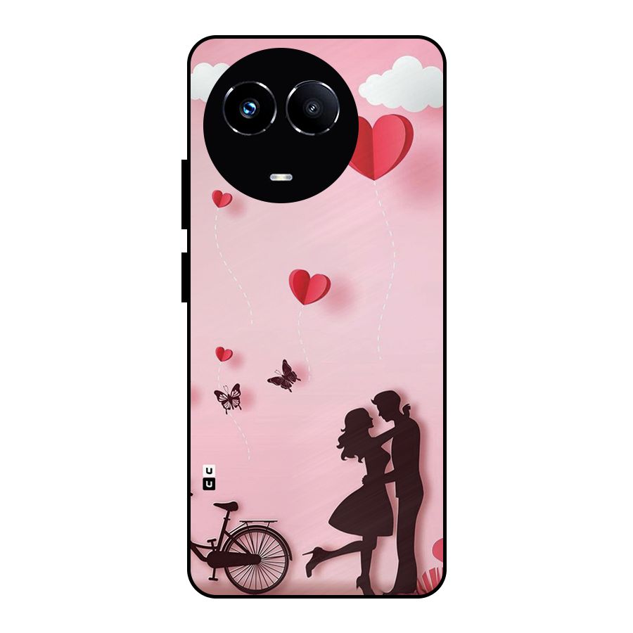 True Love Metal Back Case for Realme 11X