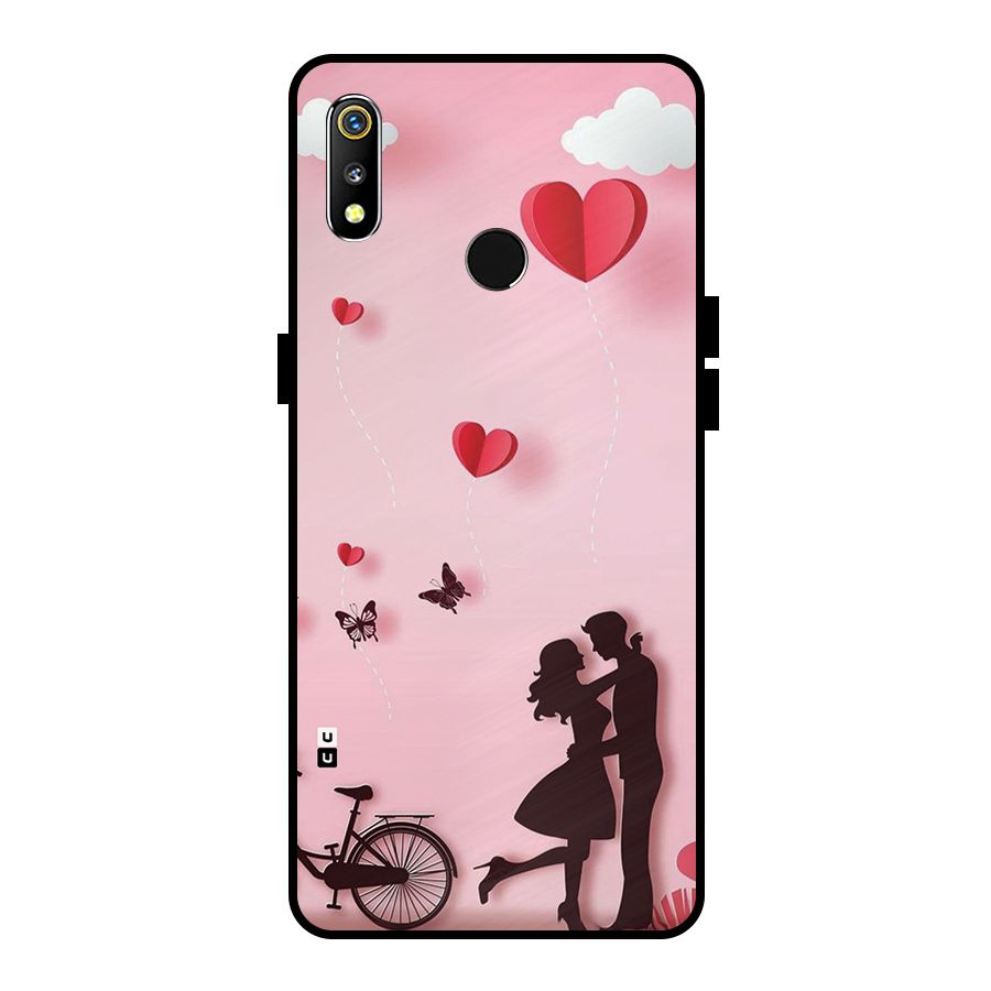 True Love Metal Back Case for Realme 3