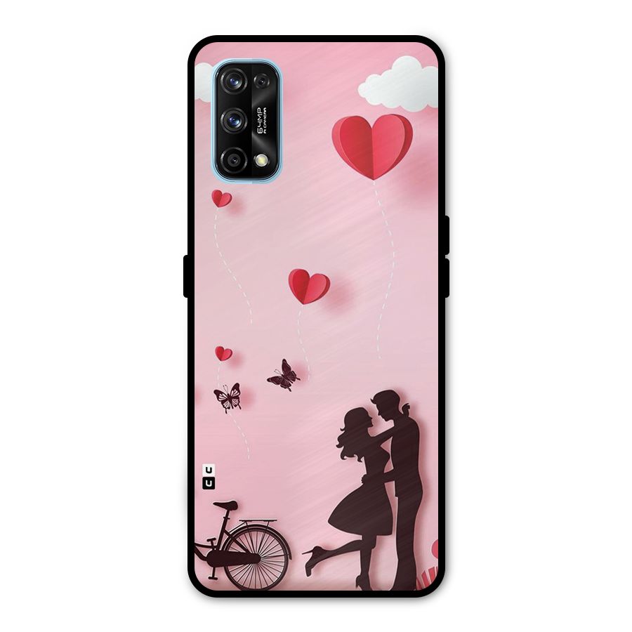 True Love Metal Back Case for Realme 7 Pro