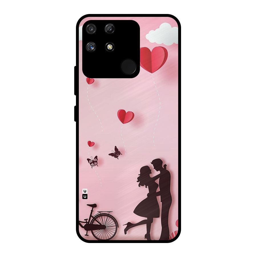 True Love Metal Back Case for Realme Narzo 50A