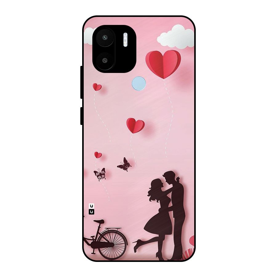 True Love Metal Back Case for Redmi A2 Plus