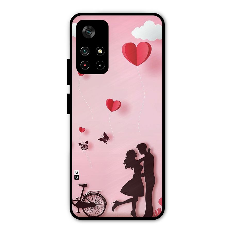 True Love Metal Back Case for Redmi Note 11T 5G