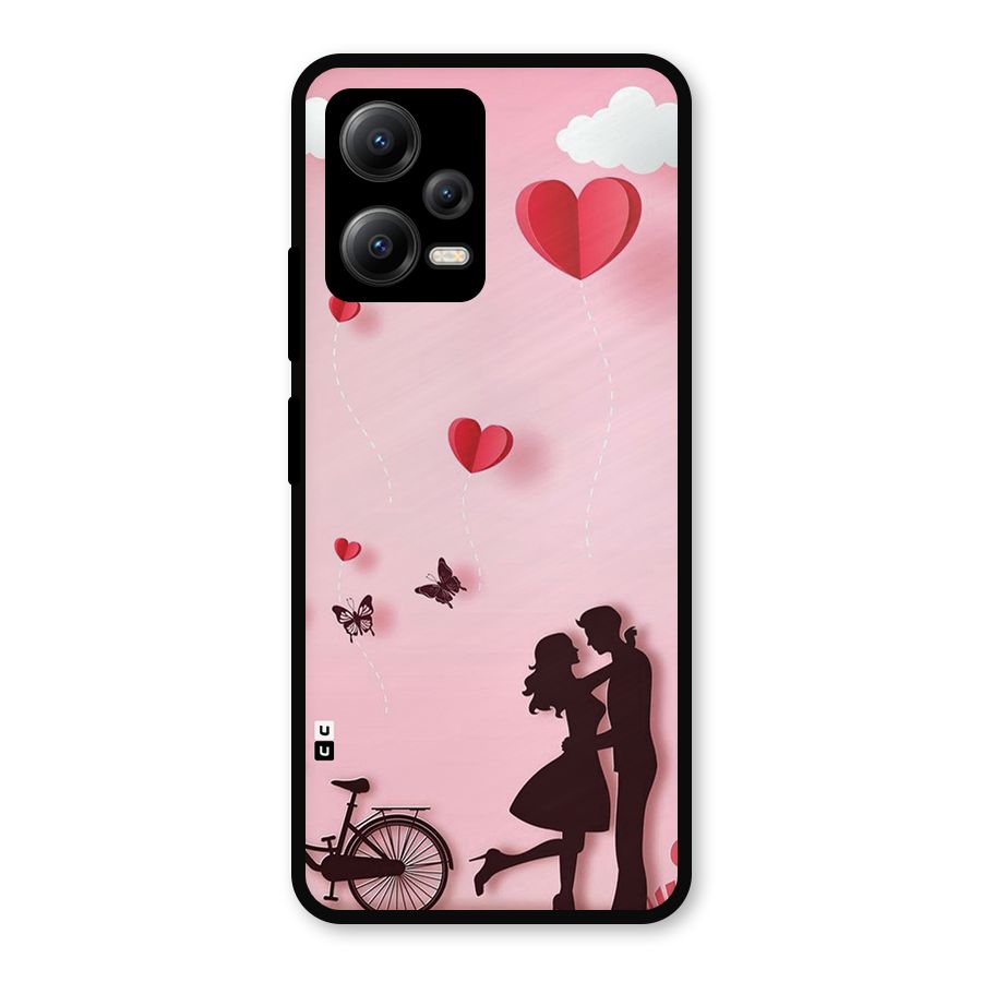 True Love Metal Back Case for Redmi Note 12 5G