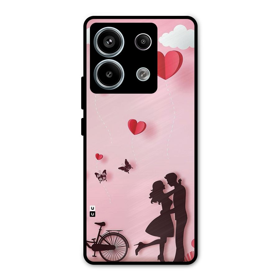 True Love Metal Back Case for Redmi Note 13 Pro 5G