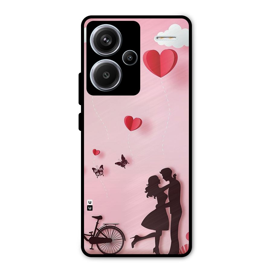 True Love Metal Back Case for Redmi Note 13 Pro Plus