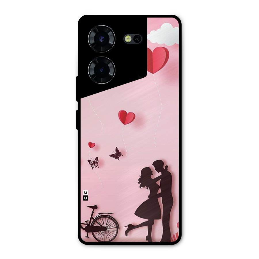 True Love Metal Back Case for Tecno Pova 5 Pro 5G