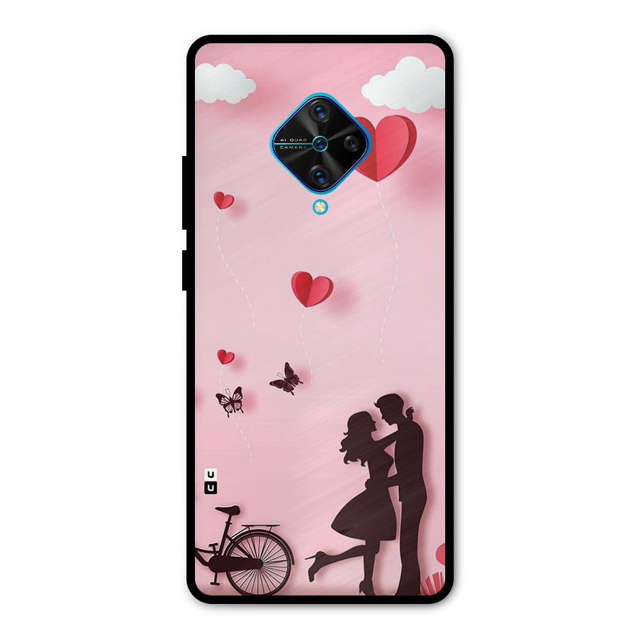 True Love Metal Back Case for Vivo S1 Pro