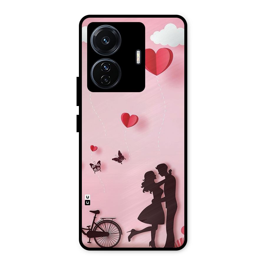 True Love Metal Back Case for Vivo T1 Pro