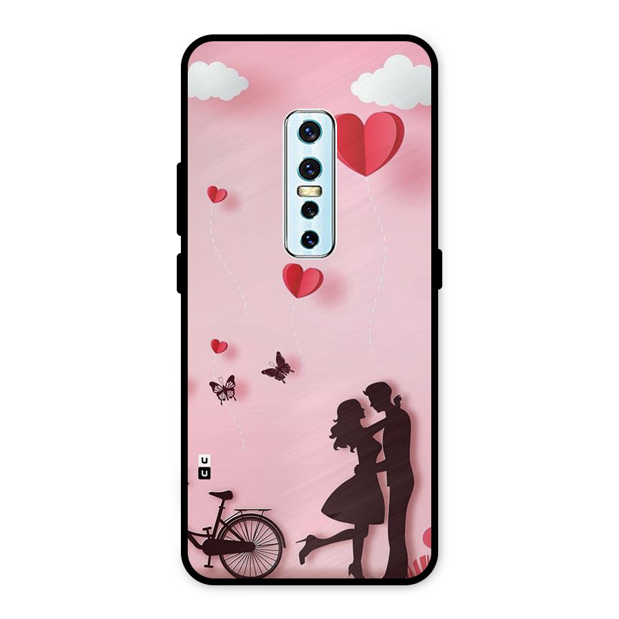 True Love Metal Back Case for Vivo V17 Pro