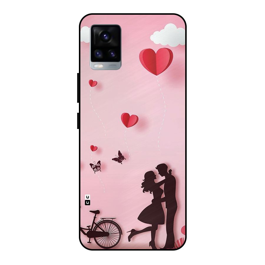 True Love Metal Back Case for Vivo V20 2021