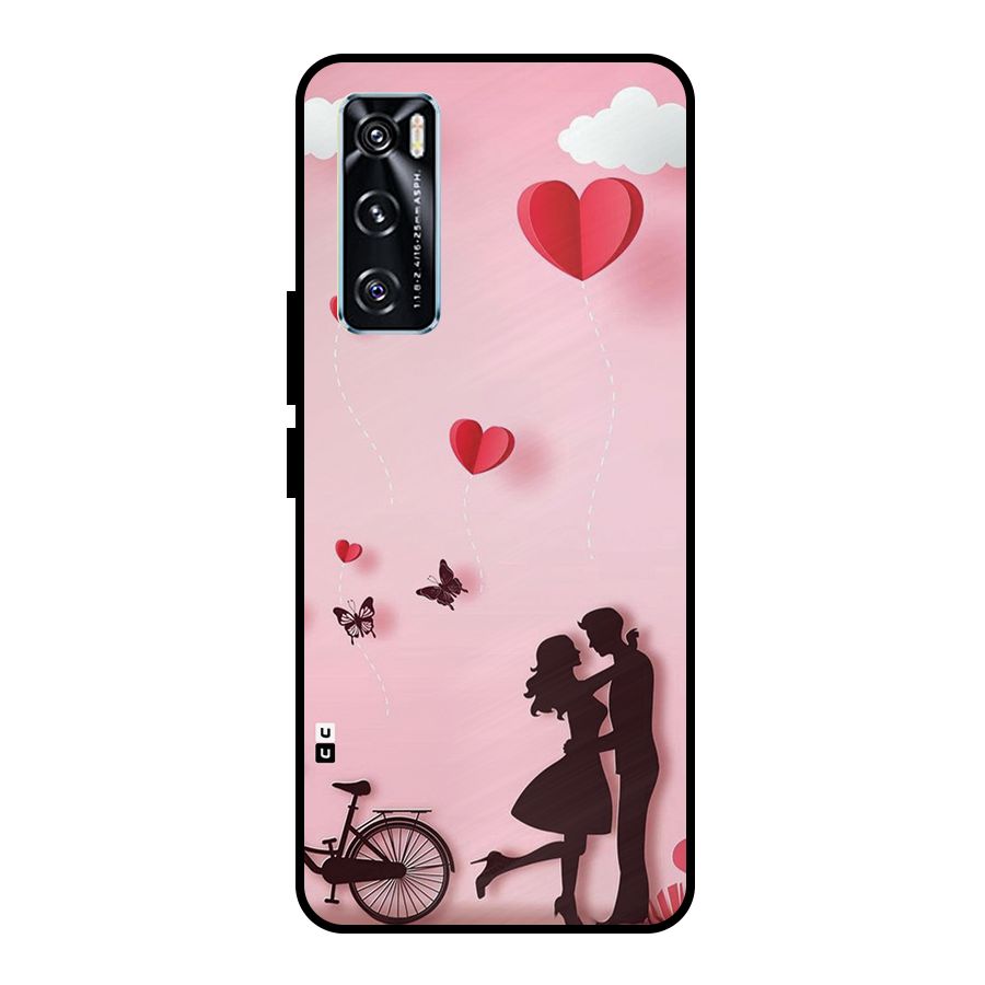 True Love Metal Back Case for Vivo V20 SE