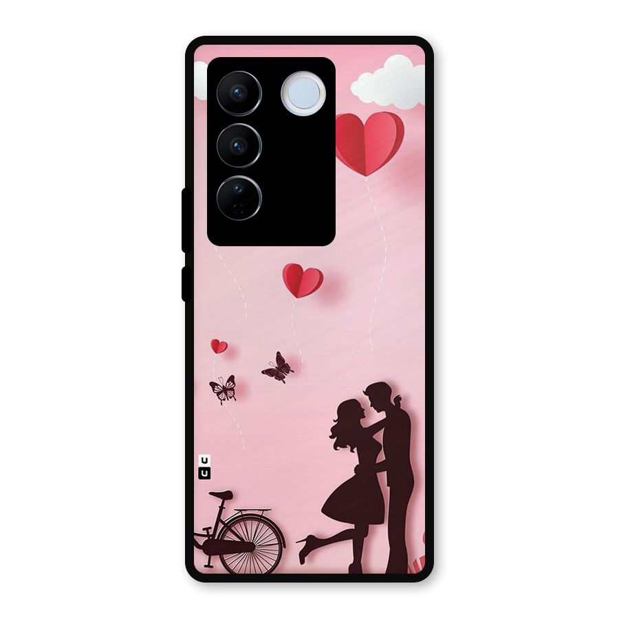 True Love Metal Back Case for Vivo V27
