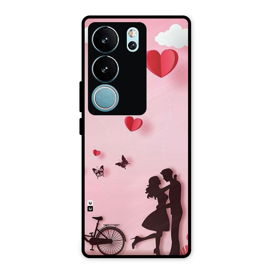 True Love Metal Back Case for Vivo V29 Pro