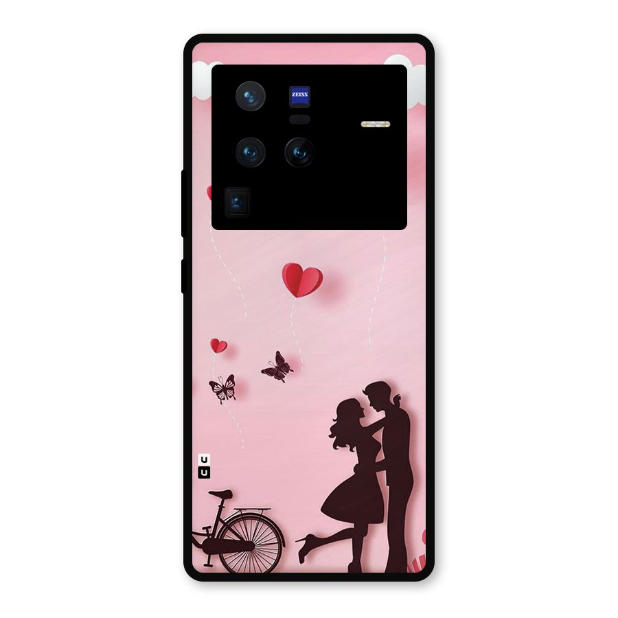 True Love Metal Back Case for Vivo X80 Pro