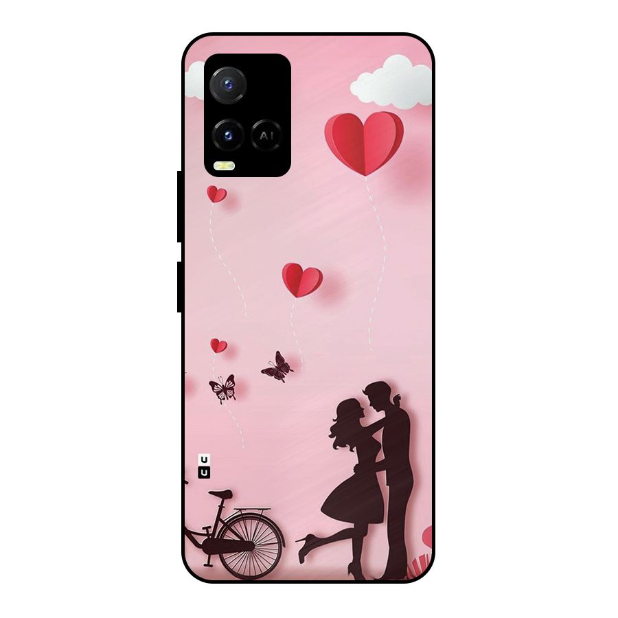 True Love Metal Back Case for Vivo Y33s
