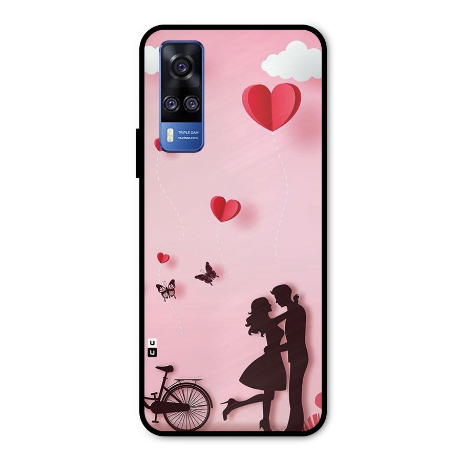 True Love Metal Back Case for Vivo Y51A
