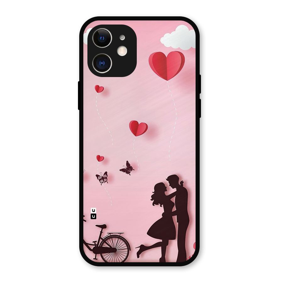 True Love Metal Back Case for iPhone 12