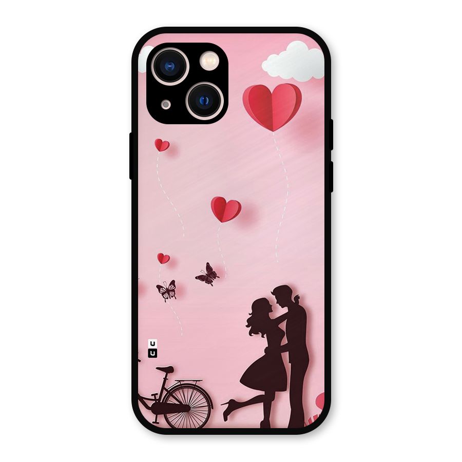 True Love Metal Back Case for iPhone 13