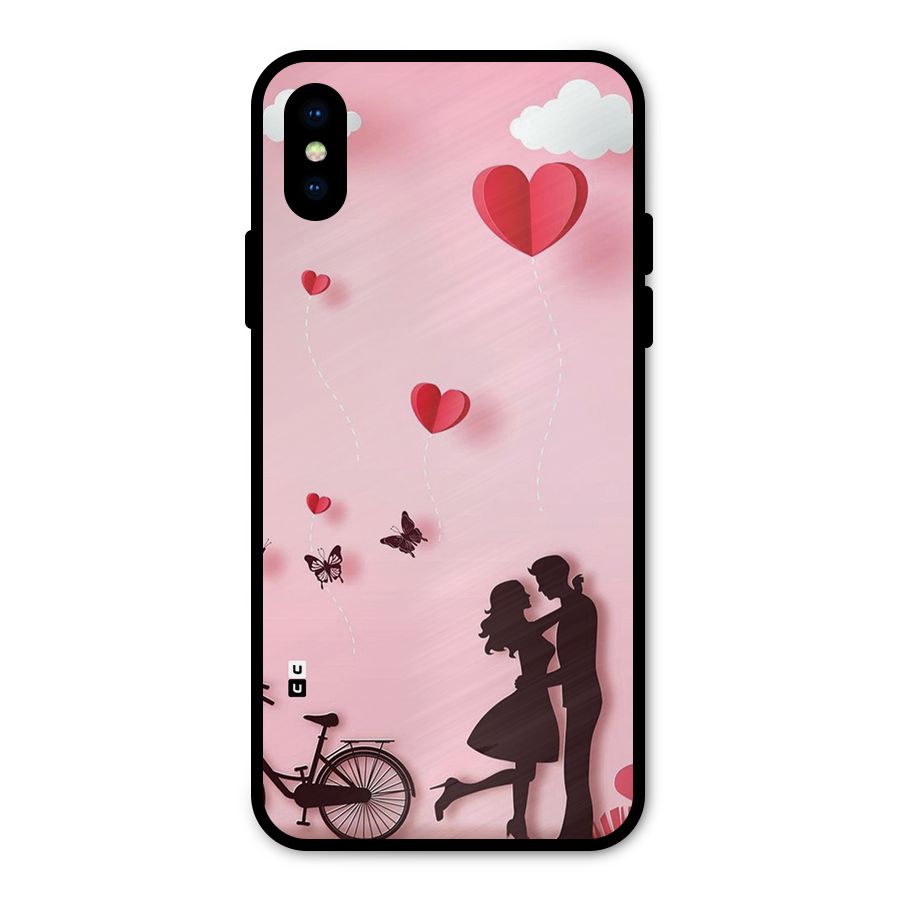 True Love Metal Back Case for iPhone XS
