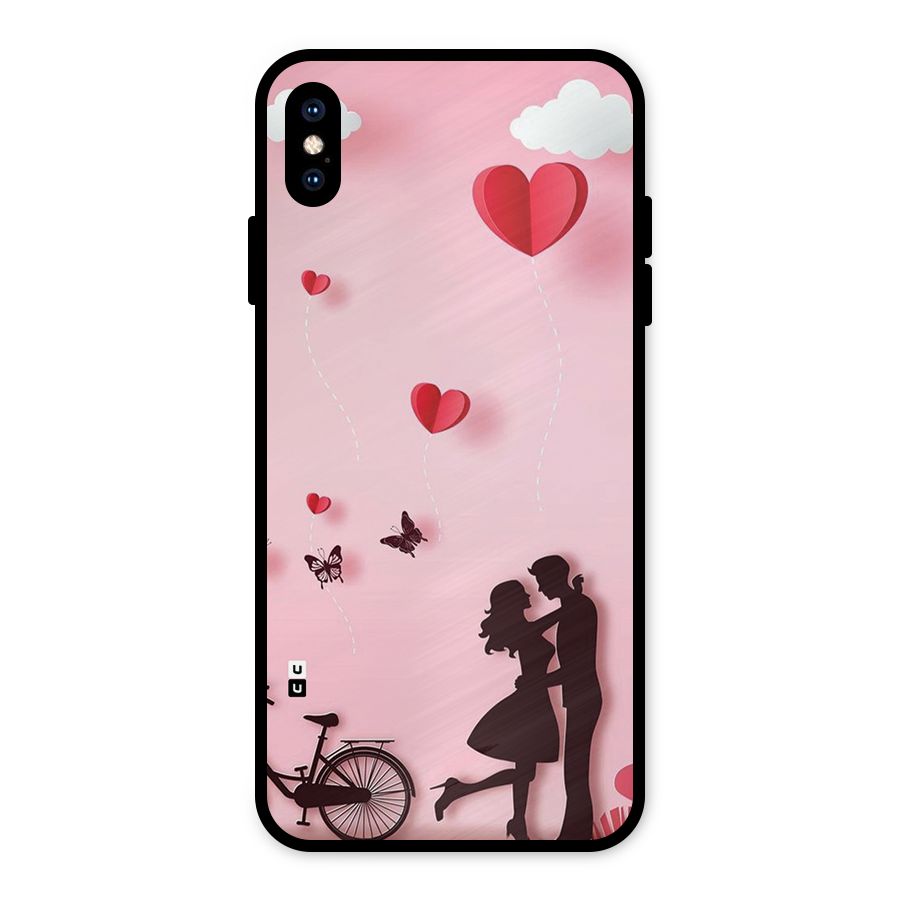 True Love Metal Back Case for iPhone XS Max