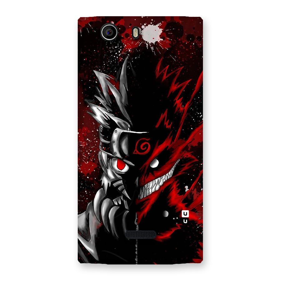 Two Face Naruto Back Case for Canvas Nitro 2 E311