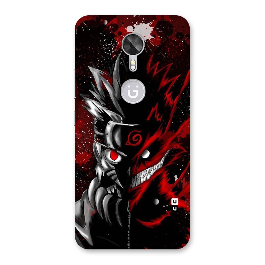 Two Face Naruto Back Case for Gionee A1